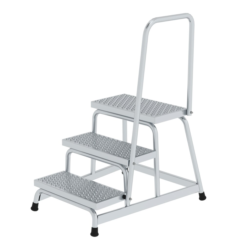 Munk Arbeitspodest starr R13 mit Handlauf aus der Kategorie Podesttreppen mit der Artikelnr. 051036, Stuhl, Mobiliar, Haus, Wohnen, Treppe