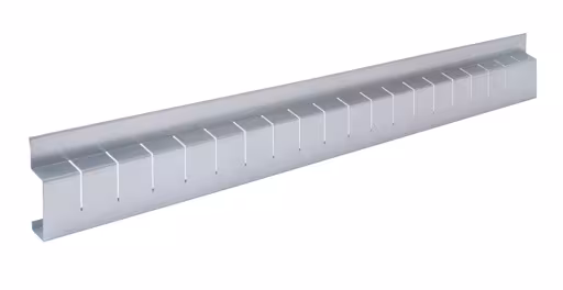 Barra frontale per materiale sfuso zincata 1300x100 mm, larghezza x altezza della marca Schulte Lagertechnik della gamma di prodotti del sistema a innesto
