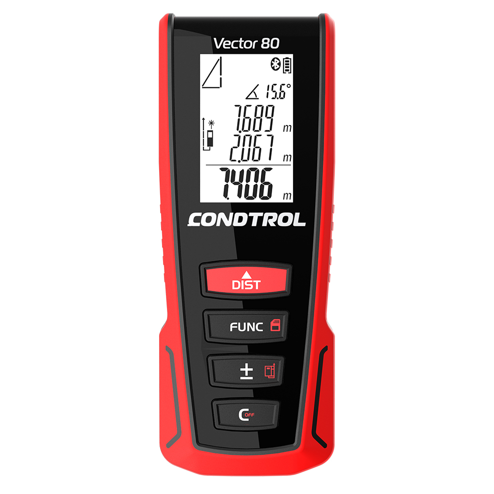 Telemetro laser Vector 80 del marchio Condtrol Telemetro laser Vector 80 della categoria telemetri laser con codice articolo 1-4-099