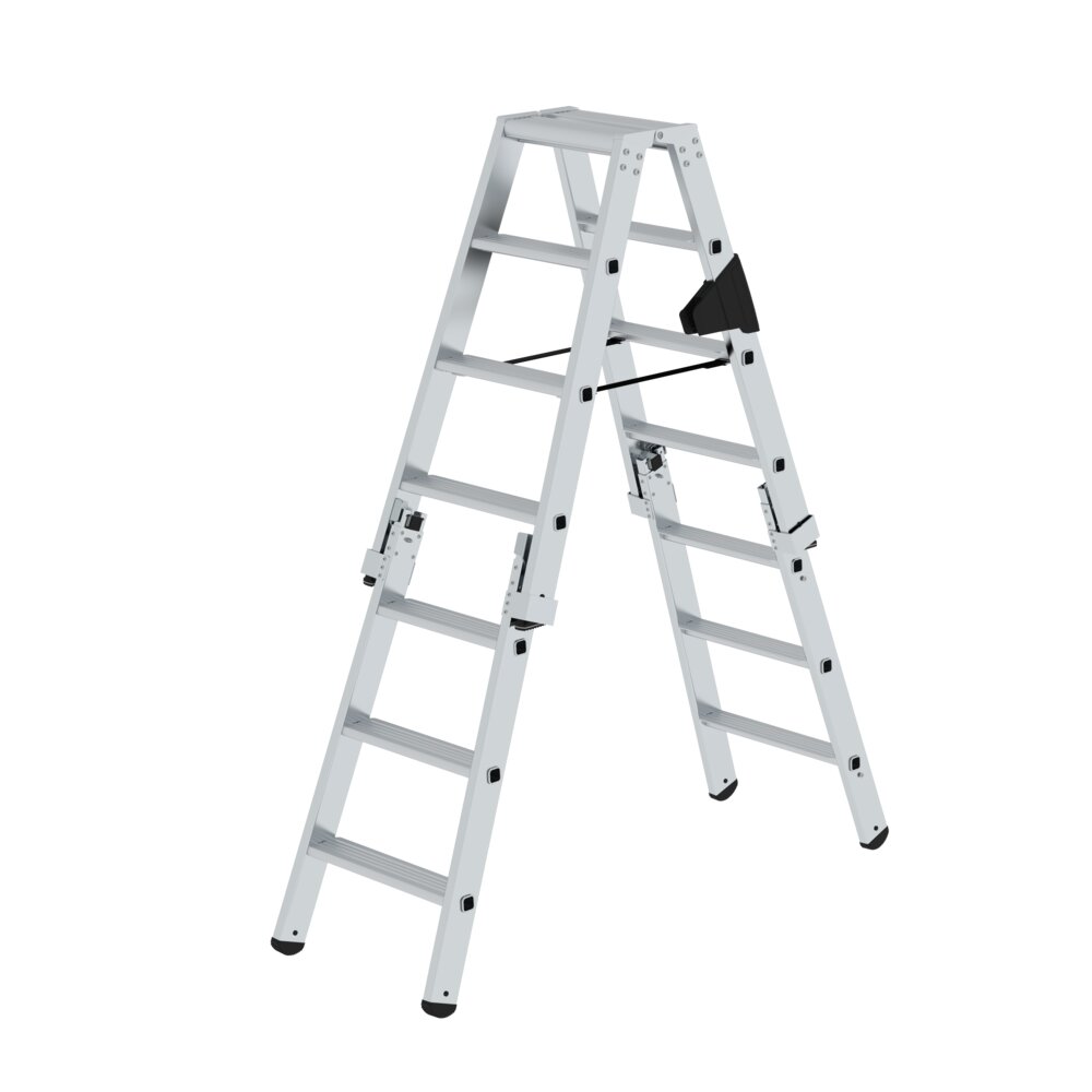 Produktbild (Abb. Ähnlich) 2177901 Jeu d'escabeaux Munk à marches, accessible des deux côtés, emboîtable, y compris pièce à insérer