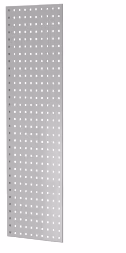 Pannello laterale in lamiera forata, 90 x 1250 x 400 mm (A x P), RAL 7035 grigio chiaro della marca Schulte Lagertechnik della gamma di prodotti per sistemi a innesto