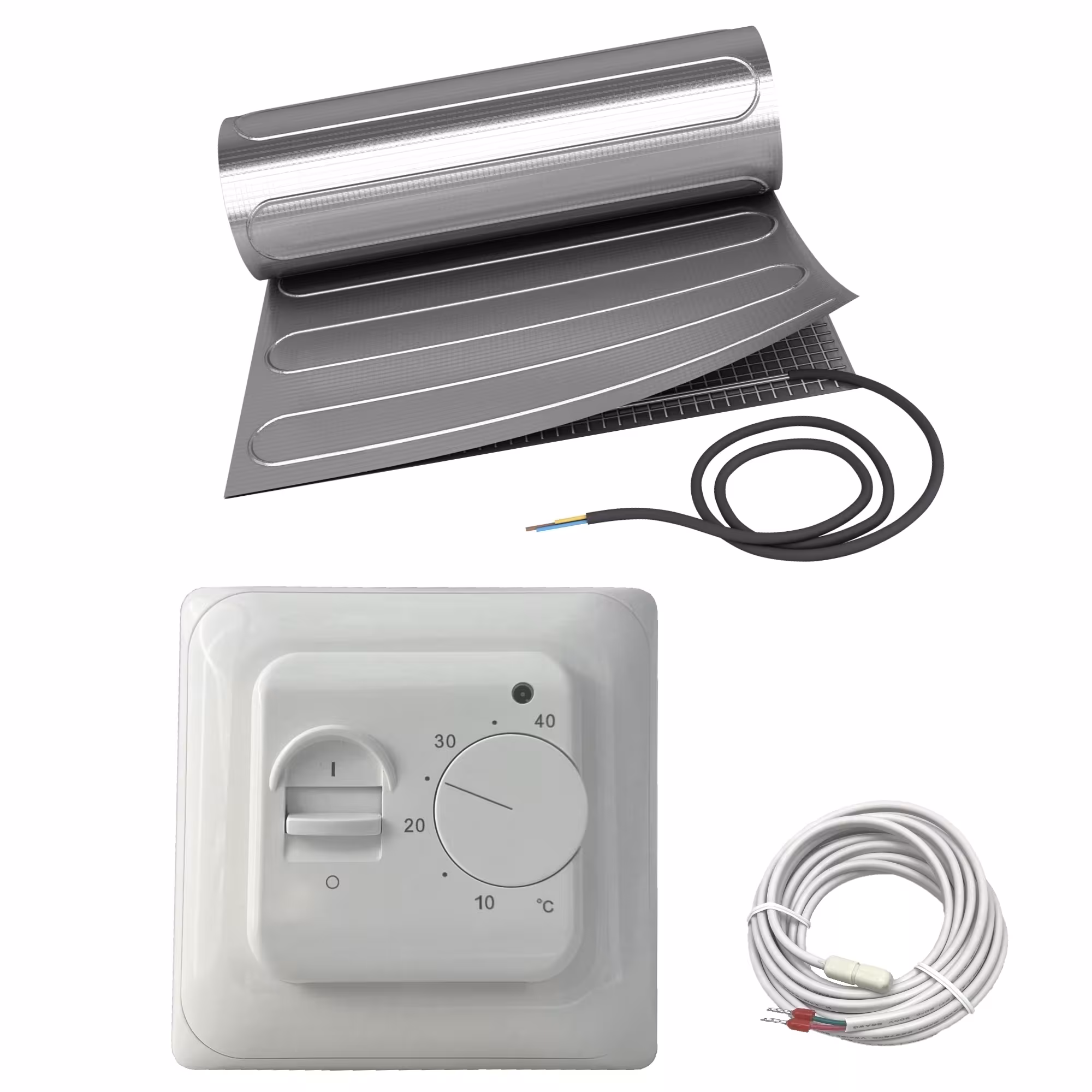 AL Elektrische Laminat Fußbodenheizung | Set mit Heizmatte und Regler Standard von der Marke HoWaTech aus der Kategorie Elektrische Fußbodenheizung