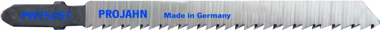 Un'altra vista dell'articolo Lama per seghetto alternativo PW7525T 75x2,5 mm VE5 della categoria Lame per seghe