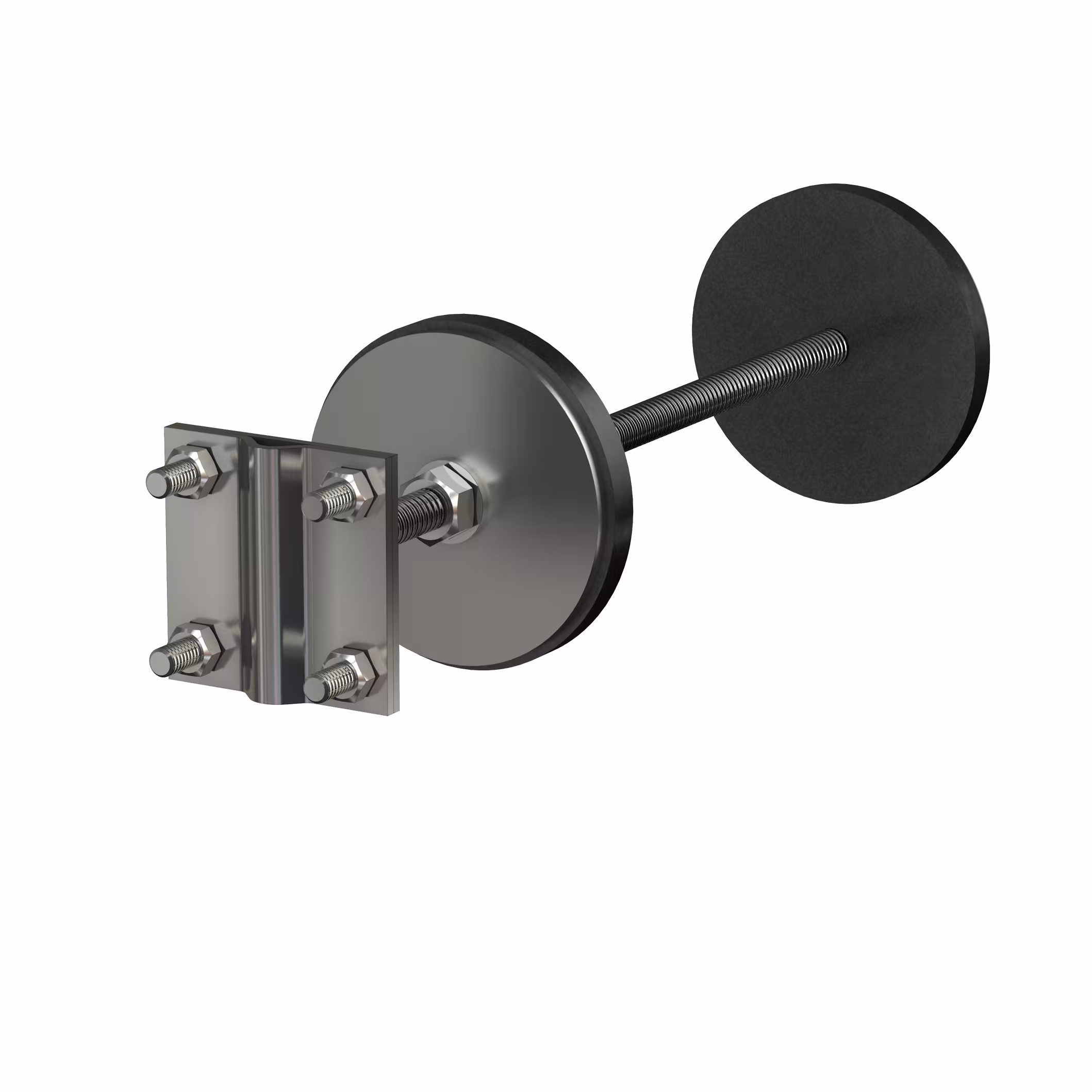 UGA Mise à la terre ultérieure avec pince transversale GE-ND/250/V4A/(M12) de UGA System-Technik avec réf. 441525000042
