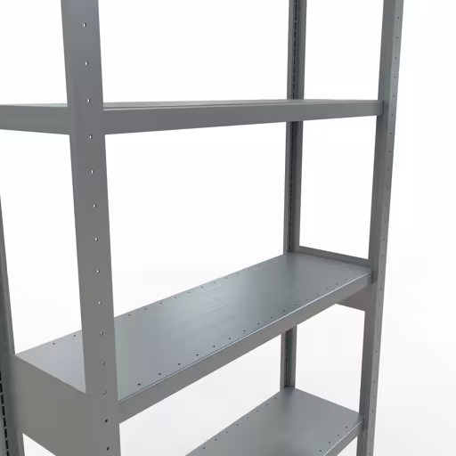 Étagère de base, étagère à étagères, système enfichable MULTIplus330, 2500 x 1000 x 300 mm, 6 étagères, galvanisées de Schulte Lagertechnik avec le numéro d'article. 13931-LR