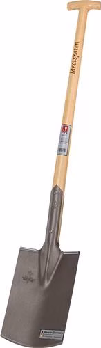 Vanga da costruzione 285x185/180mm misura 2 a forma da giardiniere con protezione per il piede e impugnatura a T in frassino IDEALE della categoria Pale e vanghe con codice articolo 4000818486