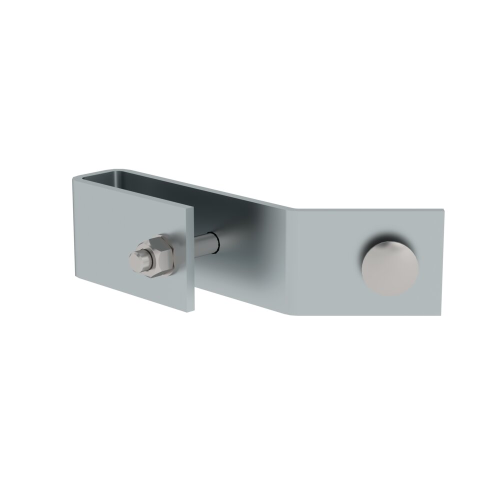 Fixation de rail de Munk pour montant d'échelle 50x20 mm en acier galvanisé de Günzburger Steigtechnik Fixation de rail Munk pour montants d'échelle, acier galvanisé, de la catégorie Échelles spéciales, Produits professionnels, référence 077545