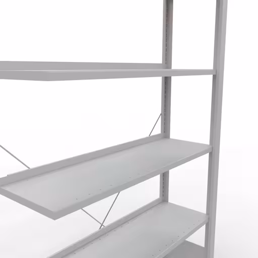 Figura n. 12 dell'articolo scaffali componibili, scaffali per ufficio, sistema a innesto MULTIplus85, 2000 x 1000 x 300 mm, 6 ripiani, , , grigio chiaro del gruppo di prodotti scaffali per ufficio della marca Schulte Lagertechnik