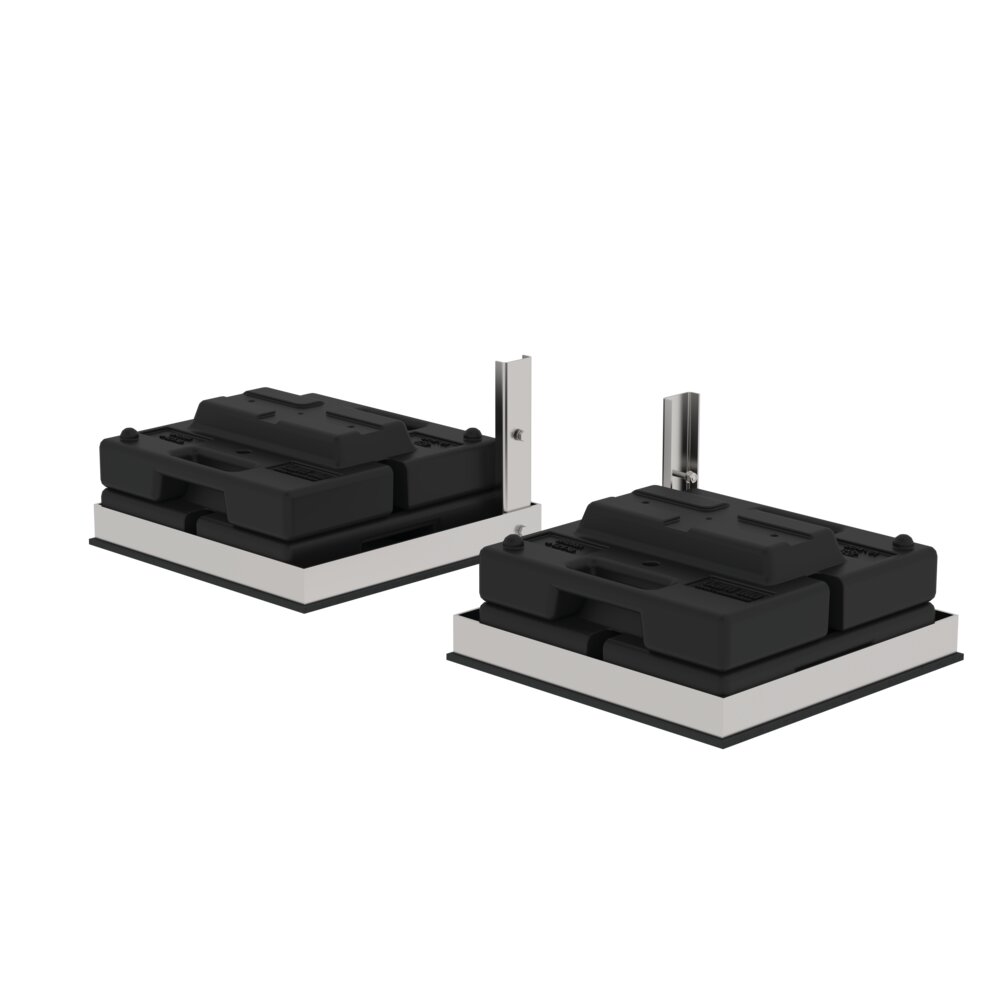 Ballast de kit de montage Munk pour passages de parapet de Günzburger Steigtechnik Kit de montage Munk pour ballast de croisement de parapet, catégorie Croiseurs, référence 062180