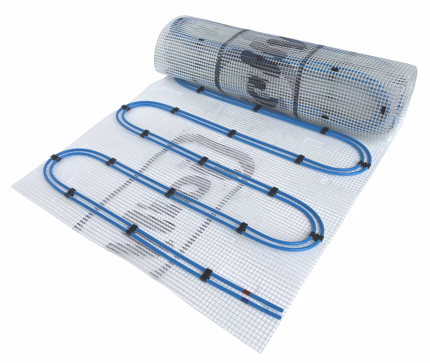 Riscaldamento a pavimento ad acqua calda HoWaTech Duo | Set con tappetino riscaldante a doppio tubo e superficie riscaldante Multibox RTL 2,5 m² di HoWaTech con articolo n. 103011