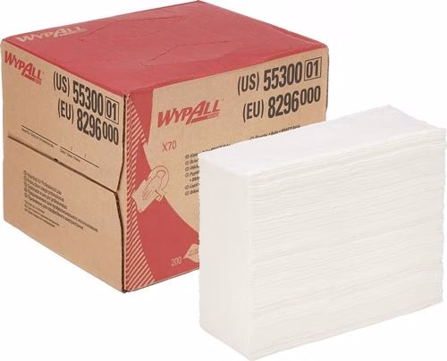 Wischtuch WypAll® X70 8296 Länge circa 426 mmxBreite circa 282mm weiß 1-lagig Box WYPALL von der Marke Wypall Wischtuch WypAll® X70 8296 Länge circa 426 mmxBreite circa 282mm weiß 1-lagig Box WYPALL aus der Kategorie Putz- und Wischtücher Handtücher Handtuchrollen mit der Teilenummer 9000469222