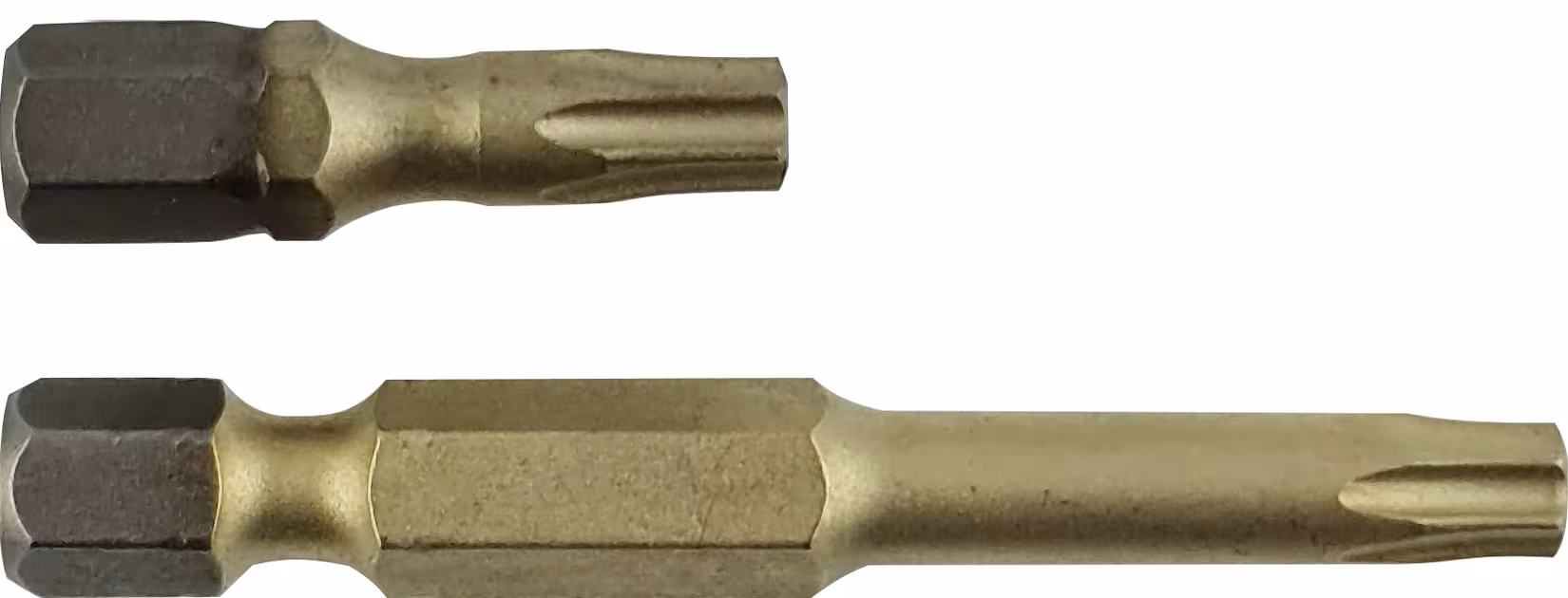 Embout 1/4" STAR L25mm TX10 ZrN pack de 10 de PROJAHN Embout STAR pour vis TX internes 6.3, embouts et porte-embouts, réf. 1780310-10