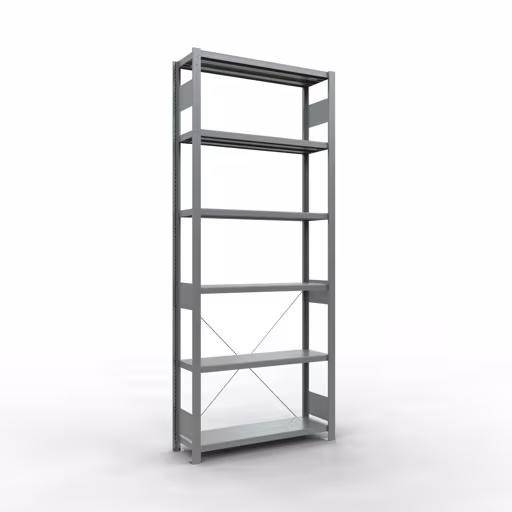 Figure n° 15 de l'article étagère de base, étagère, système enfichable MULTIplus330, 2500 x 1000 x 300 mm, 6 étagères, galvanisées du groupe de produits système enfichable de Schulte Lagertechnik