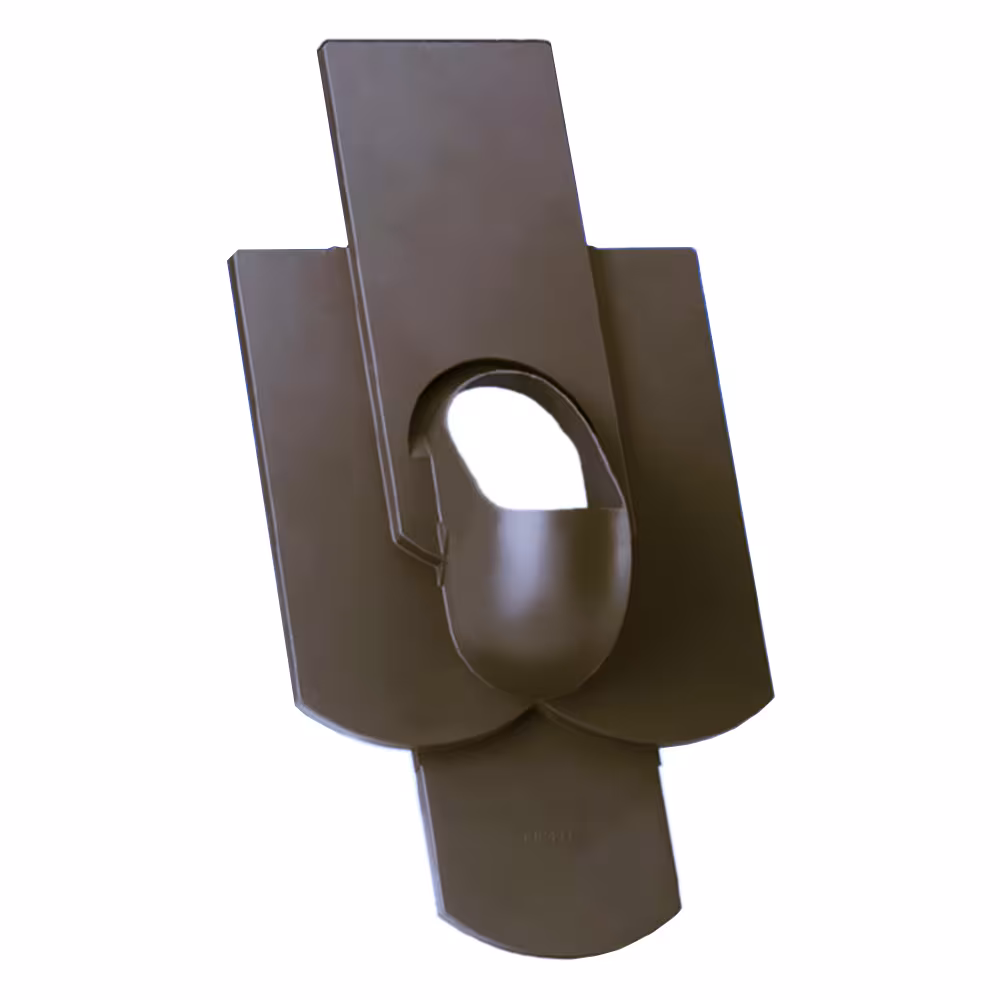 Piastra di base Venduct DN 110 per coperture piane quadruple piane 18/38 cm, passaggi tetto ripidi, articolo n. KE0060-3-0200