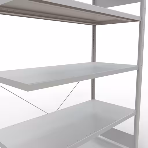 Figure n° 10 de l'article étagère supplémentaire pour système enfichable 2000x1300x600 mm, type 250 kg, gris clair du groupe de produits système enfichable de Schulte Lagertechnik