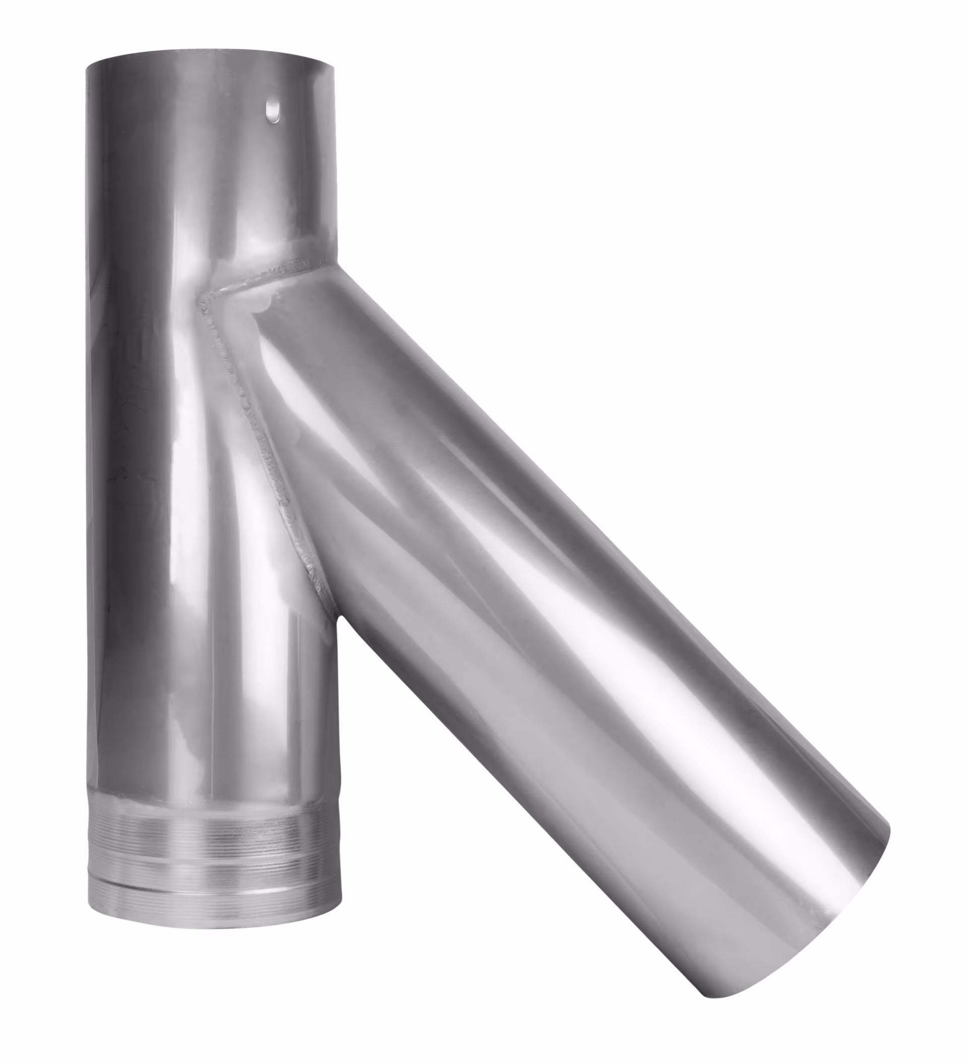 Raccordo di combustione EW-D a parete singola 45° D500, BL = 940 mm dalla categoria sistema di scarico fumi a parete singola in acciaio inox con articolo n. 670580