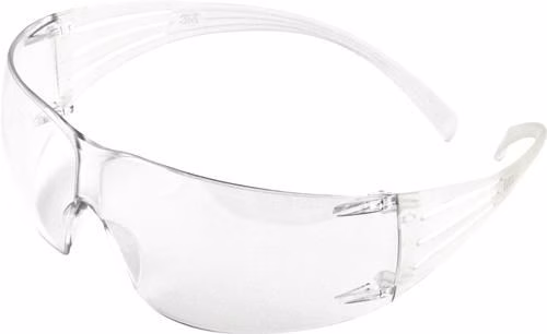 Lunettes de sécurité 3M SecureFit™ 200, conformes aux normes EN 166 et EN 170, branches transparentes, verres en polycarbonate transparents, fabriquées par 3M. Lunettes de sécurité 3M SecureFit™ 200, EN 166, EN 170, branches transparentes, verres en polycarbonate transparent, de la catégorie lunettes de sécurité, référence 4000370146