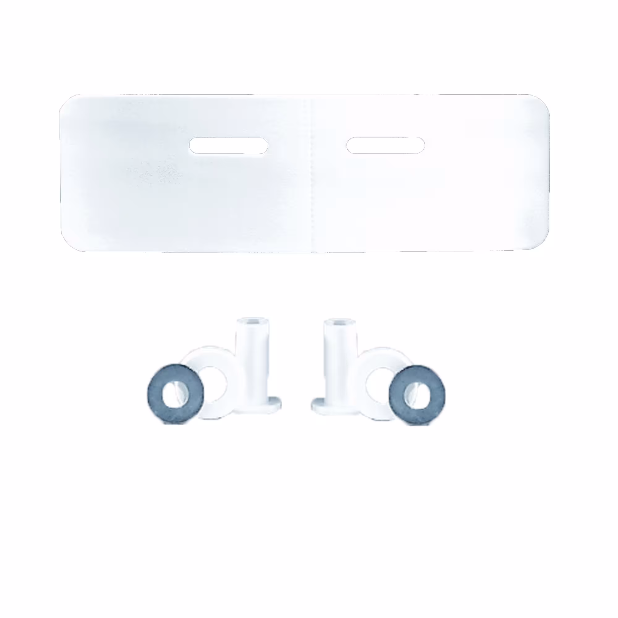 Set di isolamento acustico per lavandini fino a 650 mm di Ulith® Set di isolamento acustico WBV Ulith® per lavabi, materiale di montaggio per ceramica sanitaria, articolo n. 245021