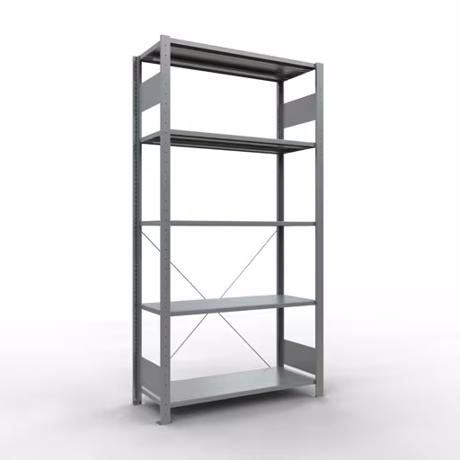 Figure n° 16 de l'article étagère de base, étagère, système enfichable MULTIplus85, 2000 x 1000 x 400 mm, 5 étagères, traverse, galvanisée du groupe de produits système enfichable de la marque Schulte Lagertechnik