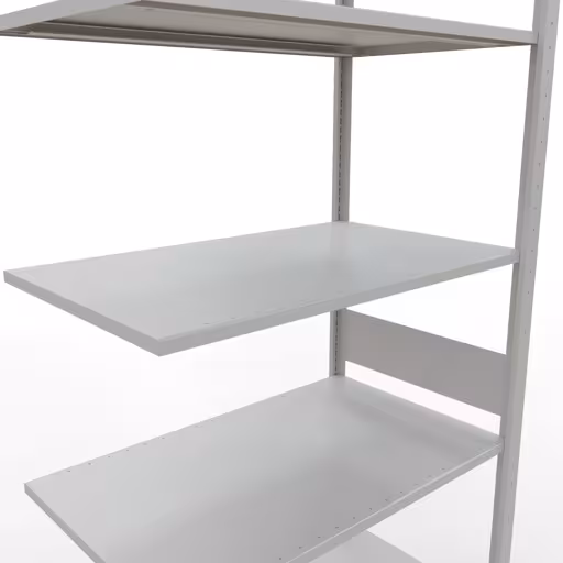 Figure n° 14 de l'article étagère complémentaire, étagère à étagères, système enfichable MULTIplus85, 3000 x 1000 x 600 mm, 7 étagères, gris clair RAL 7035 du groupe de produits système enfichable de la marque Schulte Lagertechnik