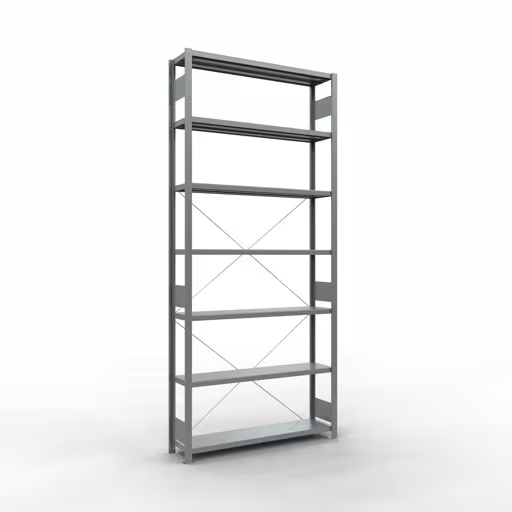 Scaffale base con sistema a innesto 3000x1300x300 mm, tipo 250 kg, zincato della marca Schulte Lagertechnik dalla gamma di prodotti del sistema a innesto
