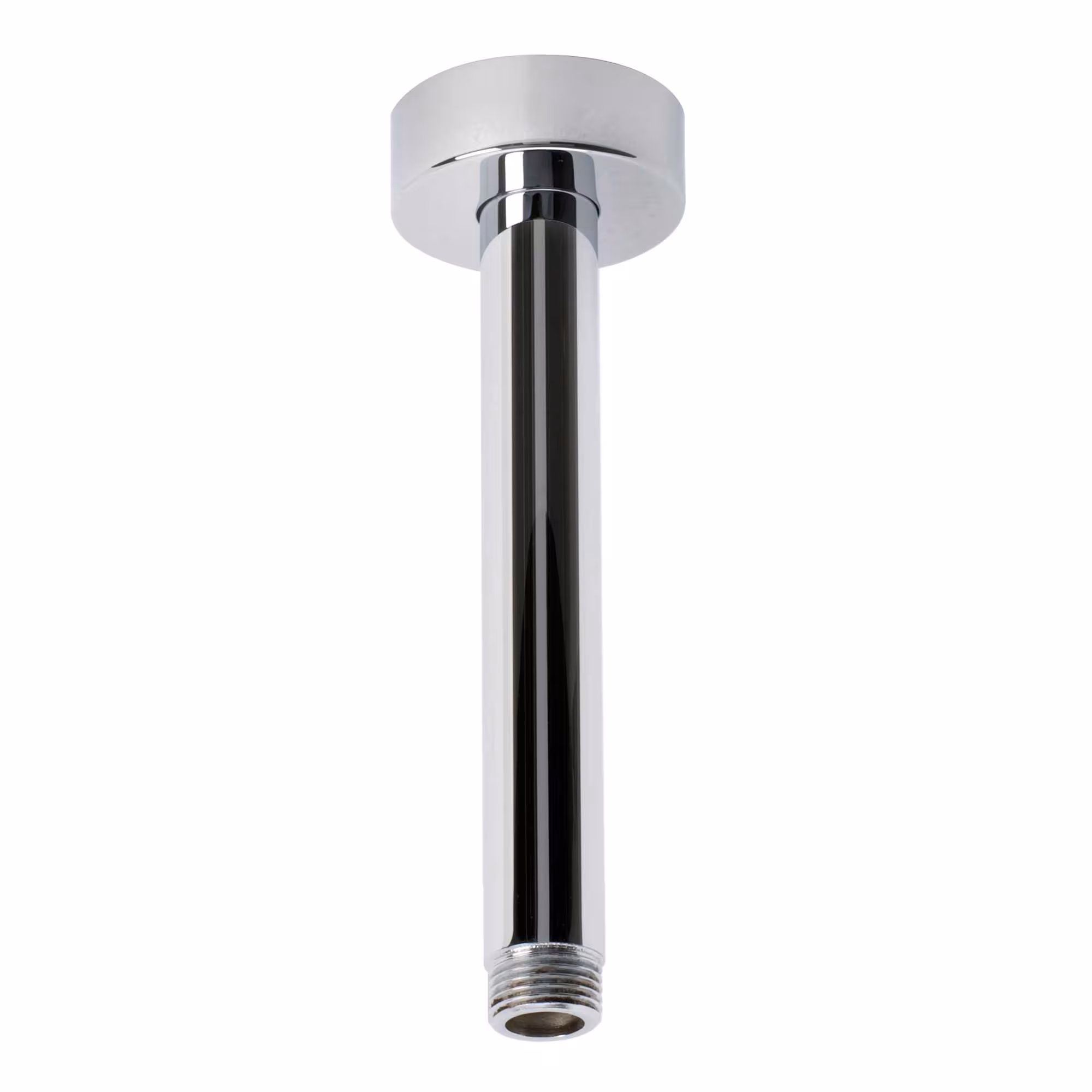 Raccordement plafond De Luxe pour douche de tête ½" tube rond en laiton chromé ø22mm - longueur 200 mm de sanicomfort Suspensions au plafond pour douches de tête, ensembles/systèmes/accessoires de douche, réf. 1045490