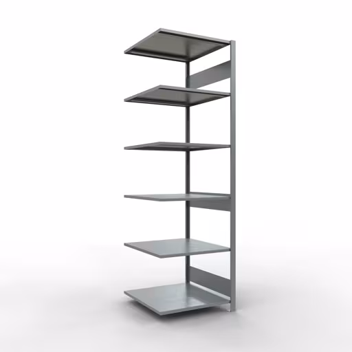 Immagine aggiuntiva dell'articolo Ripiano aggiuntivo, scaffale MULTIplus150 sistema a innesto, 2500 x 750 x 800 mm (AxLxP), 6 ripiani, barre longitudinali, zincato dal ripiano aggiuntivo