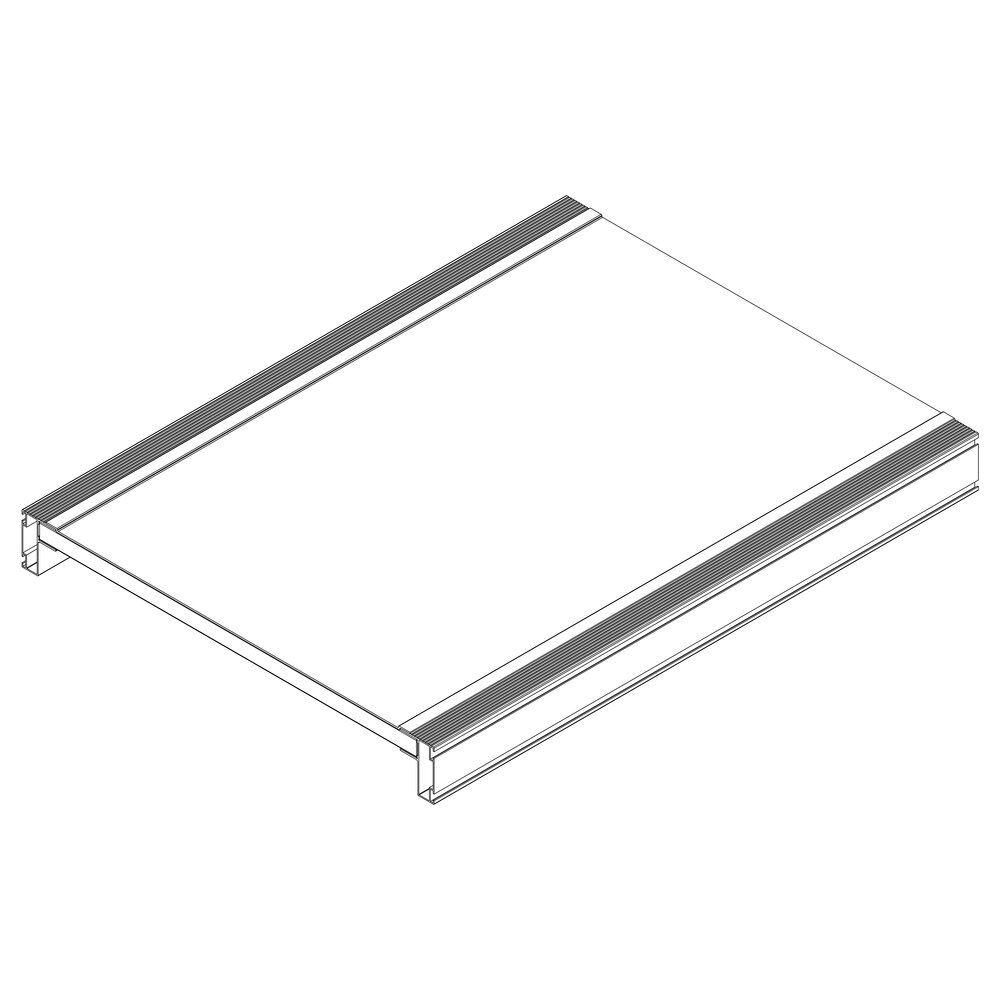 Piattaforma Munk con profilo di copertura AL R13 della categoria scale a piattaforma con numero di articolo 800052