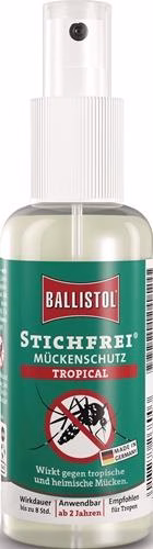 BALLISTOL Tropical, flacone con dosatore da 100 ml, repellente per zanzare per animali, codice articolo 4000354494