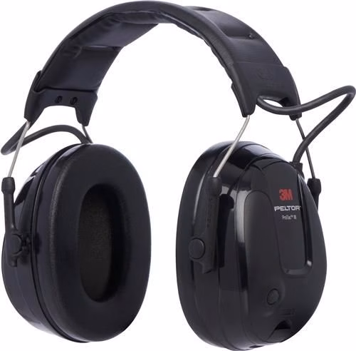 Casque ProTac™ III, arceau conforme à la norme EN 352-1:2020, atténuation de 26 dB, marque PELTOR Casque antibruit ProTac™ III avec bandeau EN 352-1:2020 26 dB PELTOR, appartenant à la catégorie des protections auditives et portant la référence 8000326422