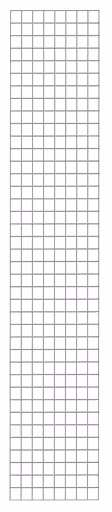 Parete laterale in rete metallica 1950 x 400 mm (A x P), zincata lucida di Schulte Lagertechnik Parete laterale in rete metallica 1950 x 400 mm (A x P), zincata lucida, accessori, articolo n. 12457-A