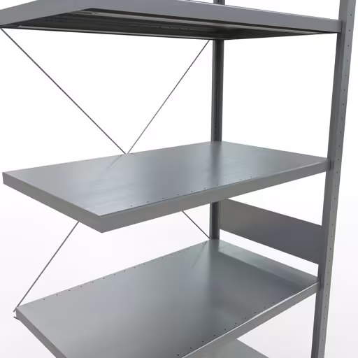 Figura n. 15 dell'articolo scaffale aggiuntivo, scaffale a scaffale, sistema a innesto MULTIplus330, 3000 x 1000 x 600 mm (AxLxP), 7 ripiani, traversa, zincato del gruppo di prodotti sistema a innesto della marca Schulte Lagertechnik