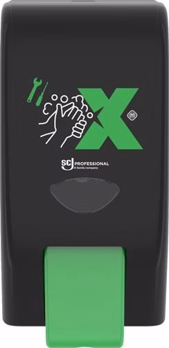 Distributeur de nettoyant moussant haute performance Proline pour la peau, env. 3,25 l, noir/vert, H 345 x L 175 x P 150 mm Distributeur de nettoyant moussant haute performance pour la peau PROLINE, env. 345 x 175 x 150 mm, 3,25 l, noir/vert, de la catégorie Mains et Peau, Nettoyage et Protection, référence 8002899227