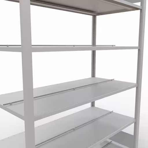 Figura n. 7 dell'articolo scaffale base, scaffale per ufficio, sistema a innesto MULTIplus150, 2000 x 1300 x 600 mm, 6 ripiani, , , grigio chiaro del gruppo di prodotti scaffali per ufficio della marca Schulte Lagertechnik