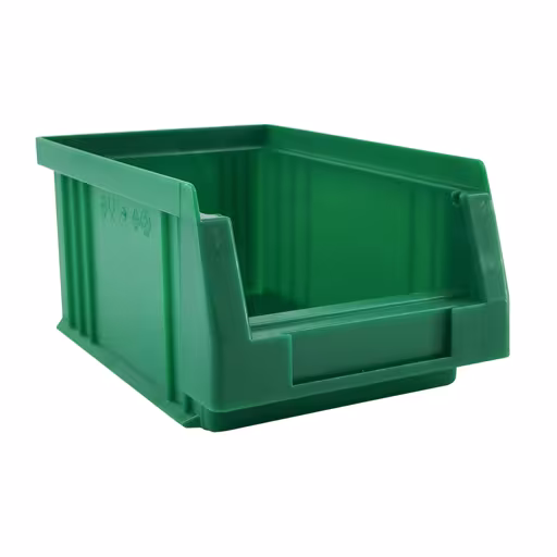 Scatola portaoggetti aperta, PxLxA 164x105x75 mm, verde, polipropilene di Schulte Lagertechnik dalla categoria scaffali