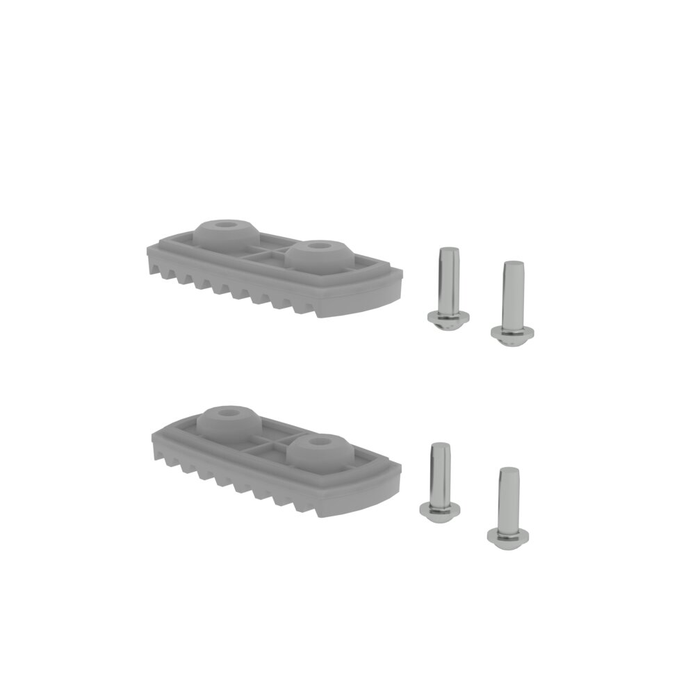 Plaque de base Munk nivello® pour surfaces lisses pour hauteur de montant 58/73 mm de Günzburger Steigtechnik Plaque de base Munk nivello® pour surfaces lisses, appartenant à la catégorie accessoires et pièces détachées pour équipements d'accès, référence 019211