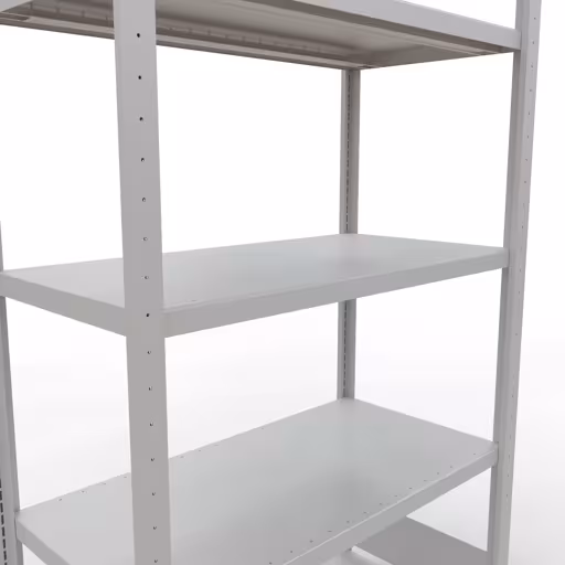 Figure n° 8 de l'article étagère de base, système d'étagères enfichables MULTIplus330, 2000 x 1000 x 500 mm, 5 étagères, gris clair RAL 7035 du groupe de produits système enfichable de Schulte Lagertechnik